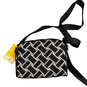 DVF for Target crossbody black Black and Brown Geometric Bag